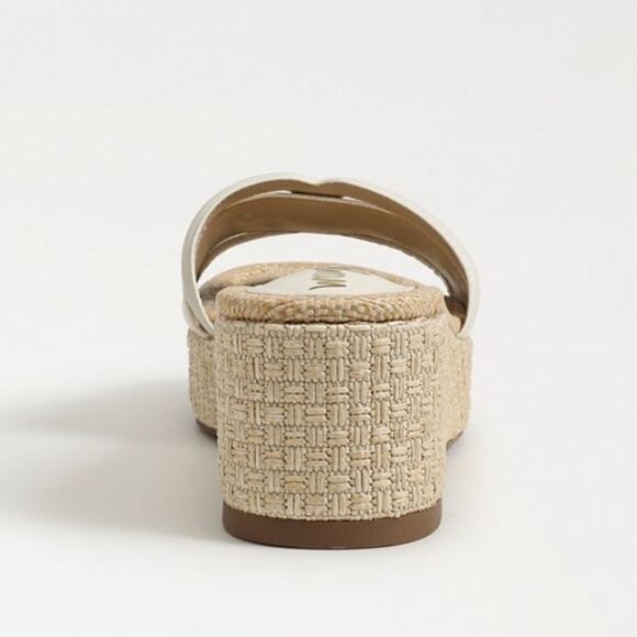 Sam Edelman PAULEENA ESPADRILLE SANDALS Ivory Woven Wedges shoes Revolve 10 - Picture 3 of 14